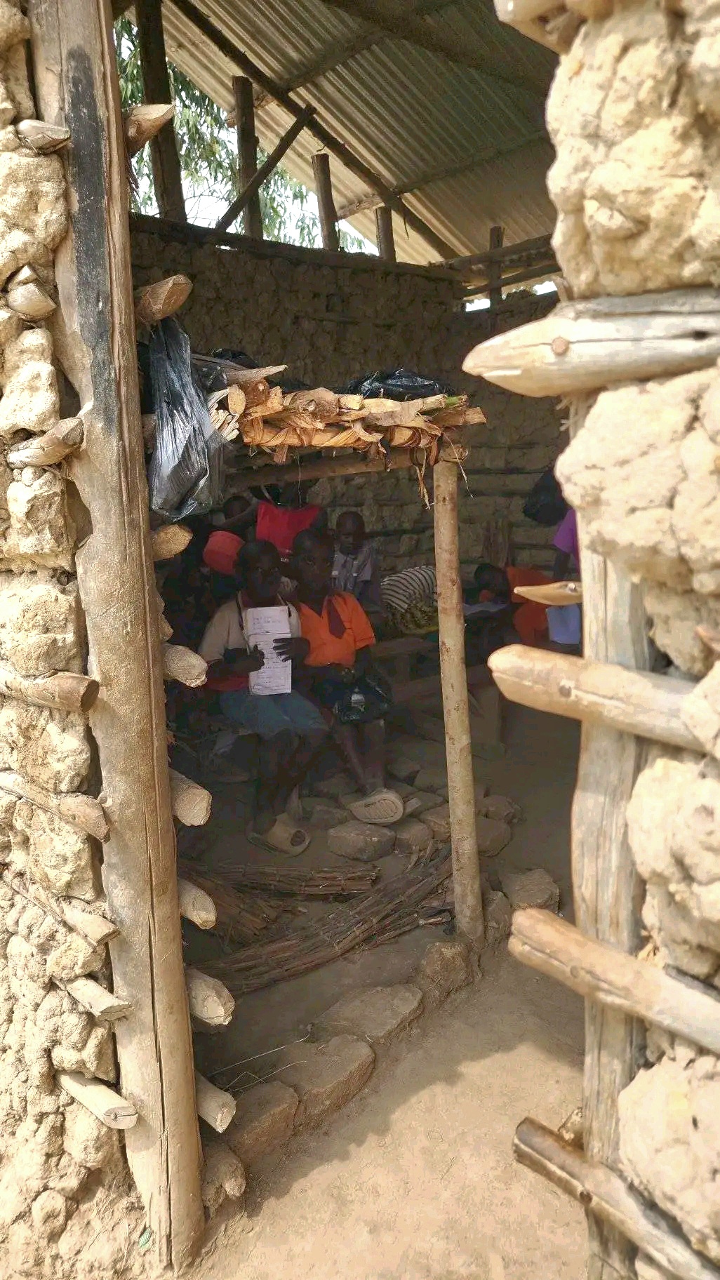 Children learning in Uganda