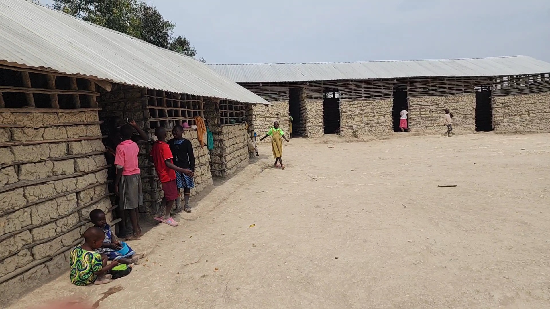 Roots of Hope mud classroom in Uganda